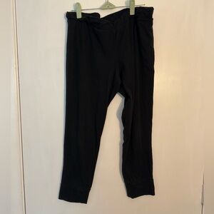 Gap Body large black cropped joggers soft lounge sleep pants pajamas